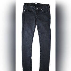 True Religion Black Skinny Jeans